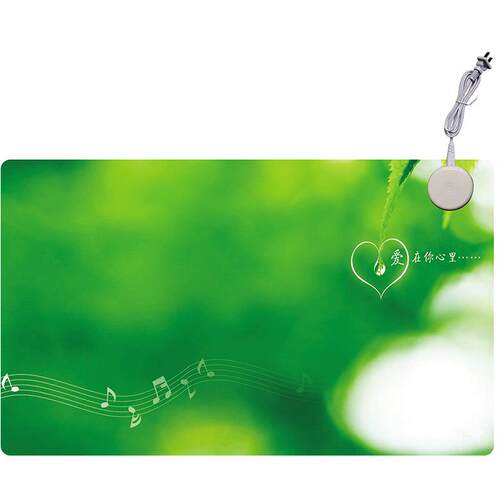 亚马逊冬季暖桌居家办公学生写字桌面桌垫暖手鼠标垫电加热可调温