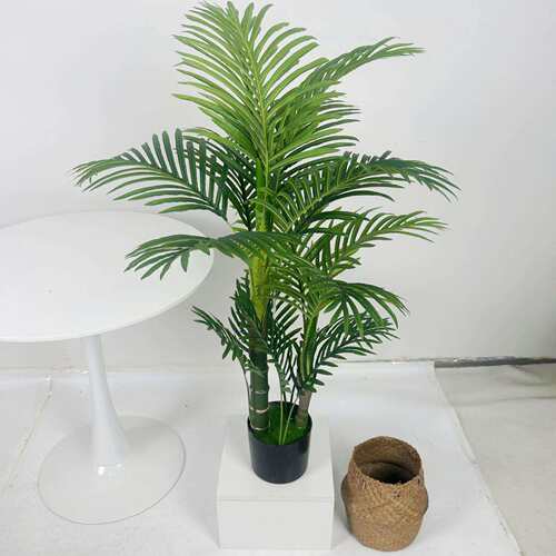 仿真绿植盆栽散尾葵植物造景塑料仿真树室内落地摆件带盆