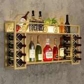 吧台客厅墙上壁挂式 酒架红酒柜壁挂家用挂墙餐厅简约置物架展示架