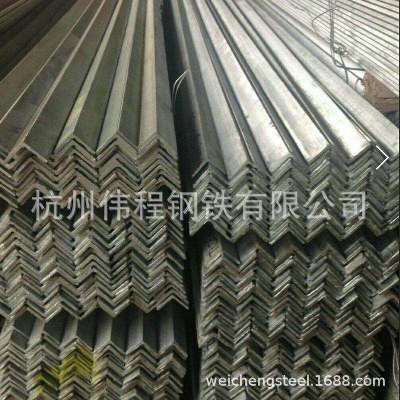 杭州厂家供应现货Q235角钢角铁 幕墙用黑料支架三角钢 等边角钢