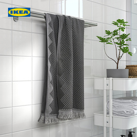 IKEA宜家FJALLSTARR菲尔斯塔浴巾卫浴毛巾吸水纯棉舒适洗脸热敷