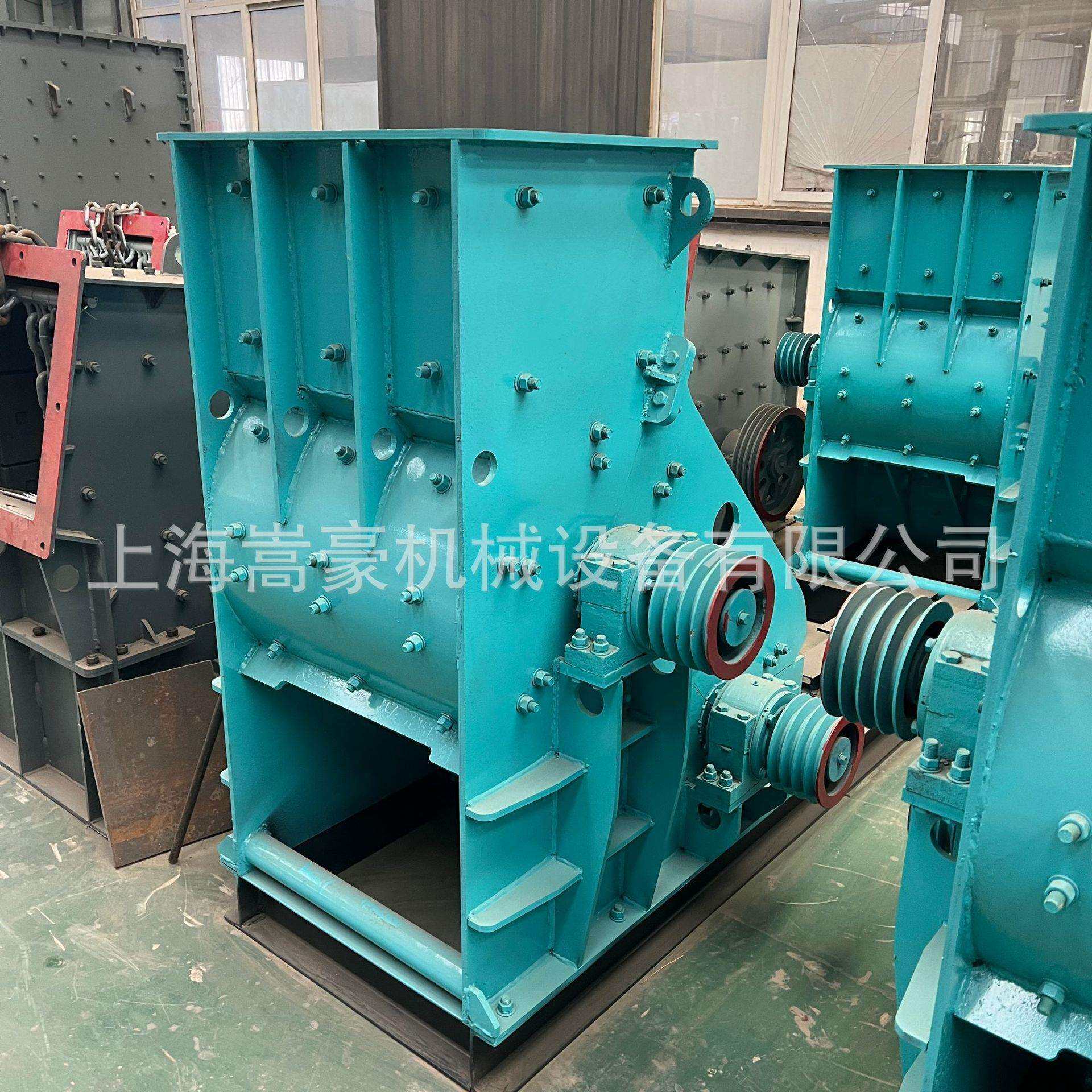 煤矿砖窑厂无筛底不堵料粉碎机2PC600*600双级破碎机双腔制砂机