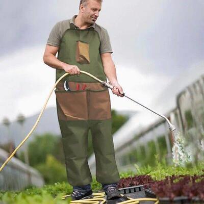 Work Aprons Carpenters Working Canvas Apron with Pockets