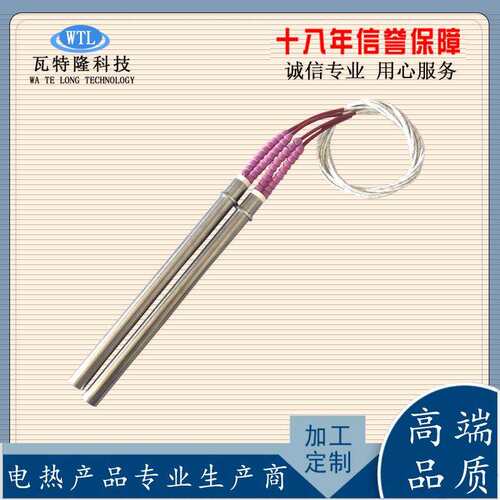 模具头热加热管干烧型发热WTL-DT-5管304不锈钢加棒工单业大功率