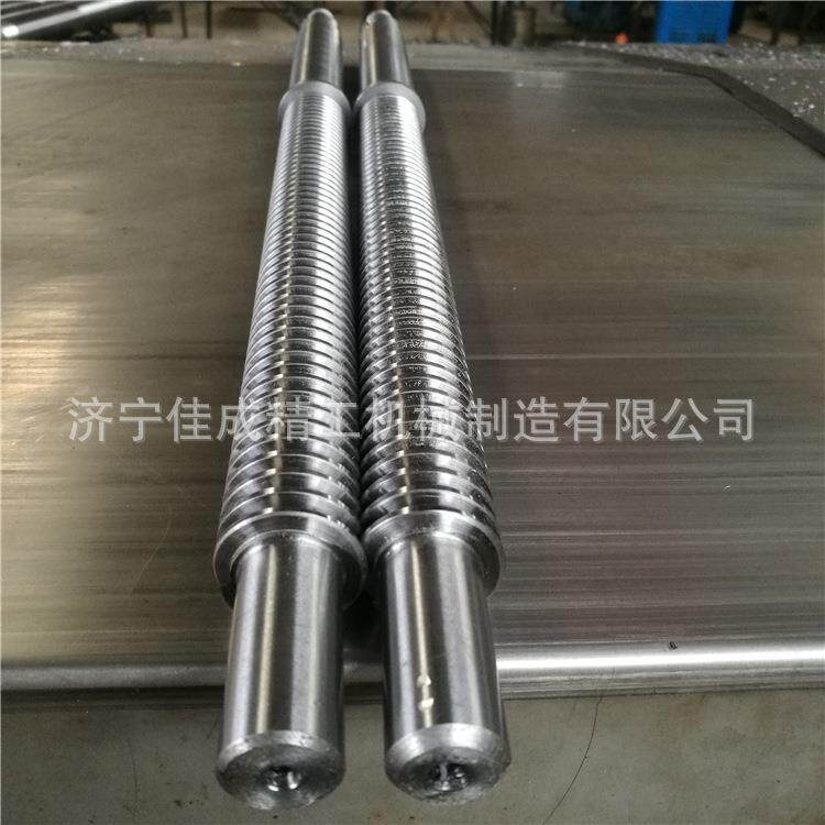 厂家供应T形螺纹丝杆机床梯形矩形锯齿直径0螺距5精密螺杆加工