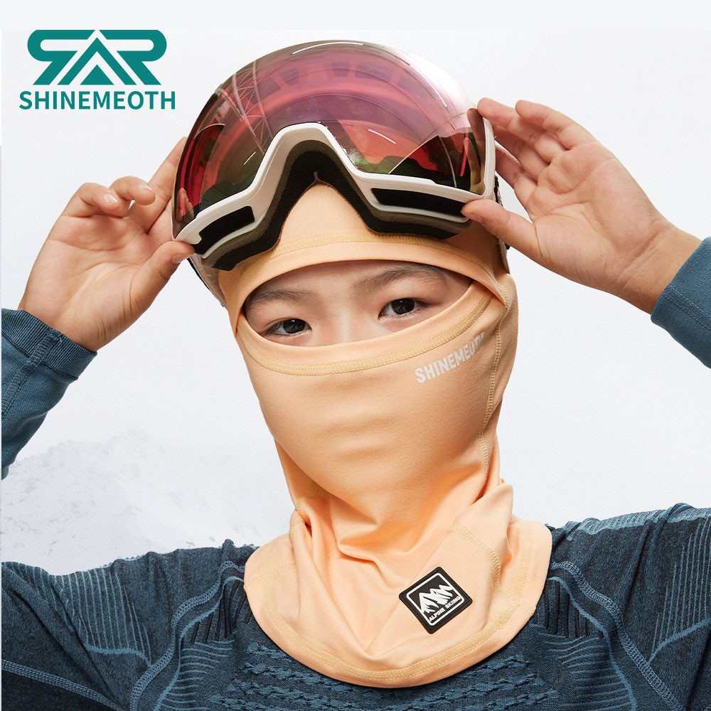 晒莫斯儿童滑雪头套面罩户外滑雪全包护脸头套冬季儿童滑雪软装备