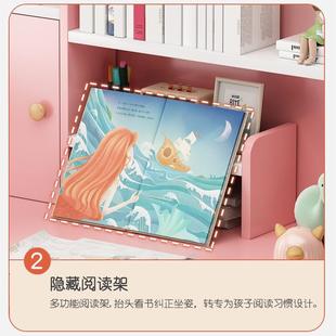 书桌学生用A080卧室书桌书一体电脑桌简架易学桌椅男孩习女孩写字