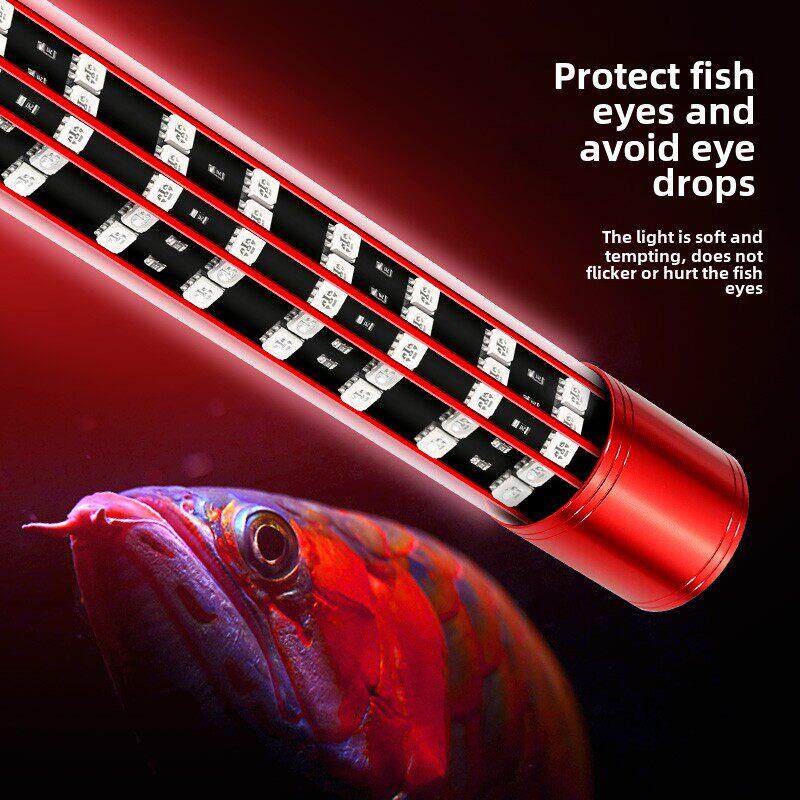 龙鱼专用灯，鱼缸Led灯，观赏灯，增亮增红防水金龙鱼超亮潜水灯