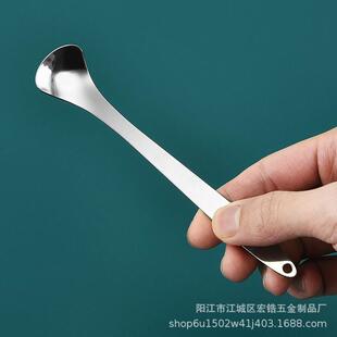 04不锈钢材质u型刮舌器清洁刮舌板舌头刷口腔护理舌苔刷tongue