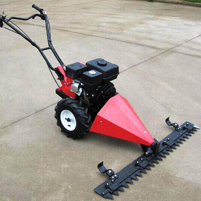 汽油手推式割草机 柴油电启动120割副剪草机刀片 农用荒草清理机