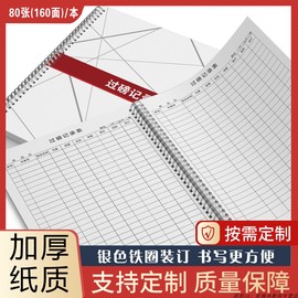 过磅记录本过磅备忘本过磅登记册地秤记录本地称记录本出入库货物过磅登记本商品称重记录本货物称重登记册