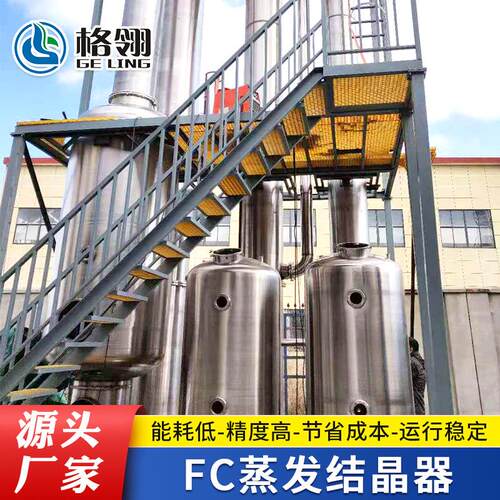 FC连续强制循环结晶器真空冷却结晶器高效强制循环蒸发浓缩设备