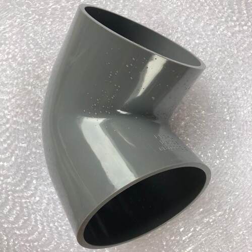 UPVC U-PVC PVC弯头 给水灰色弯头 90度直角接头 125MM 5寸 国标