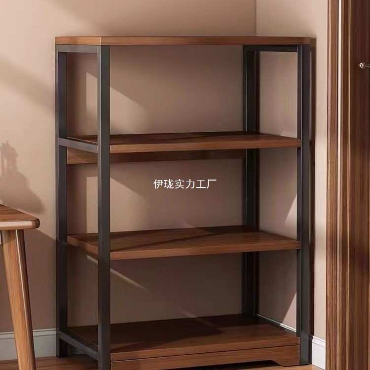 置物架落地多层收纳储物书架办公室桌边架子出租屋简易货架杂物架