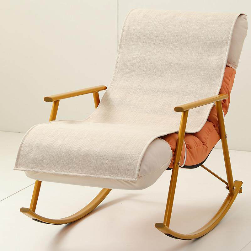 躺椅摇椅垫子沙发盖布单人沙发垫棉麻坐垫沙发椅垫套罩防滑椅子垫