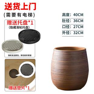 新款现代简约花景镇陶瓷落地阳德台客厅桌面萝虎皮兰盆酒店庭绿院