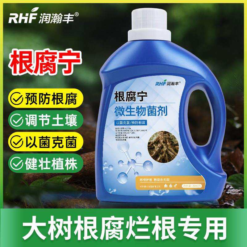 根腐宁大树防根腐烂根果树苗木生根壮苗剂微生物菌剂预防植物黄叶