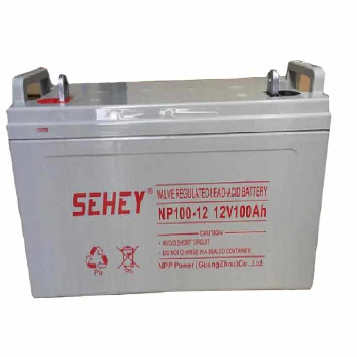 SEHEY西力蓄电池12V100AH免维护铅酸蓄电池UPS不间断电源