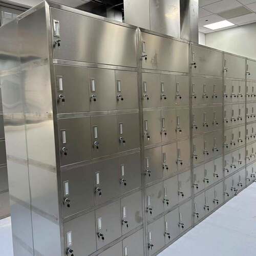 天润制造电子新能源光伏食品无尘净化车间员工不锈钢排风鞋柜衣柜