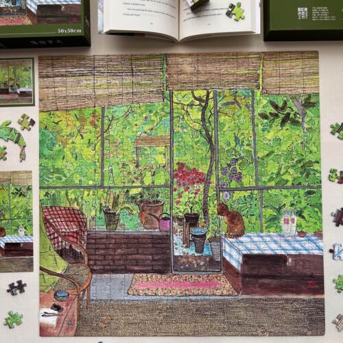 Ber拼图500片成人版国潮艺术油画装饰减压悠游岁月高级新年礼品