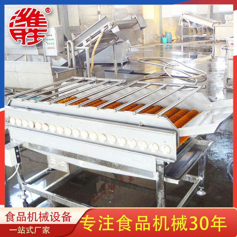 海鲜去泥清洗机 小龙虾海蛎子毛辊清洗机 毛辊喷淋清洗机设备