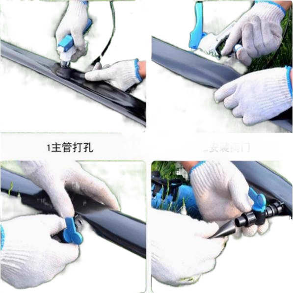 新型贴片式滴灌带16mm滴管农用滴灌管2000米微喷全套设备配件大全