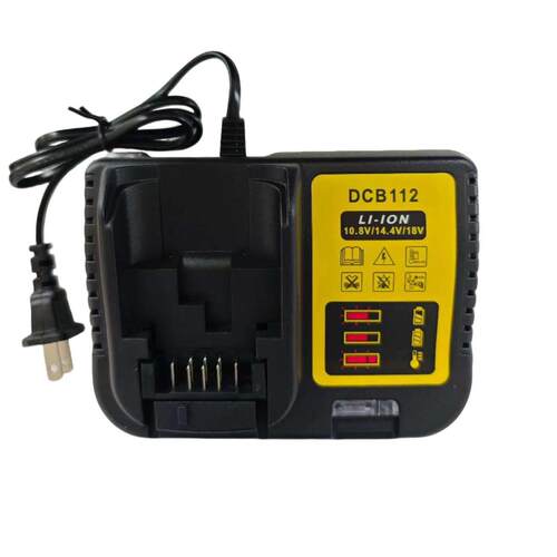 适用DCB112（工DEWLT电得伟充器A12V18V20V锂电池充电器手电钻具