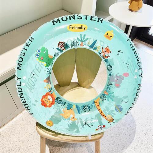 儿童游泳圈成人浮圈泳圈卡通大人加厚恐龙动物救生圈腋下游泳装备