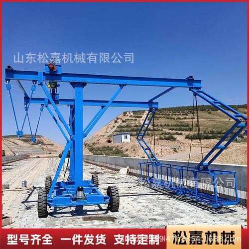 桥梁防撞墙台车无线遥控电动自行走护栏模板施工吊篮安全护栏台车