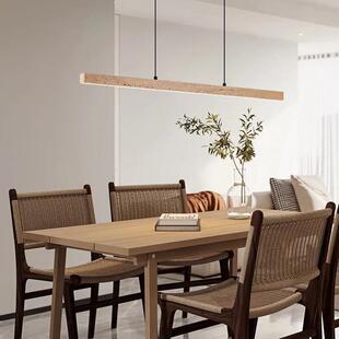 现代简设计室感客厅吊灯日式 复古民餐宿桌灯130长条茶吧约台灯具