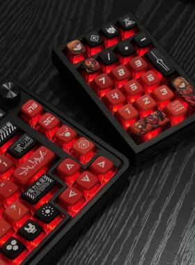 配ROG夜魔EX客制化K21MA金属键盘无线蓝牙CNC三模PAD数字机械键盘
