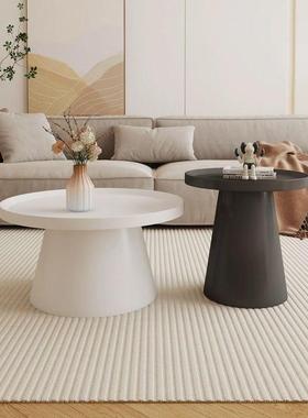 咖啡桌客厅家庭2024新的小公寓简单方便的豪华高端圆形流行的Norm