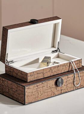 卡萨家居售楼处衣帽间梳妆台桌面收纳盒子储物盒样板间装饰品摆件