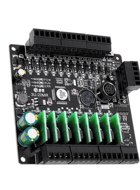 兼容工国产PLC控板可编程控制器 FX3/2NFX系列/1NU4轴485时钟 模
