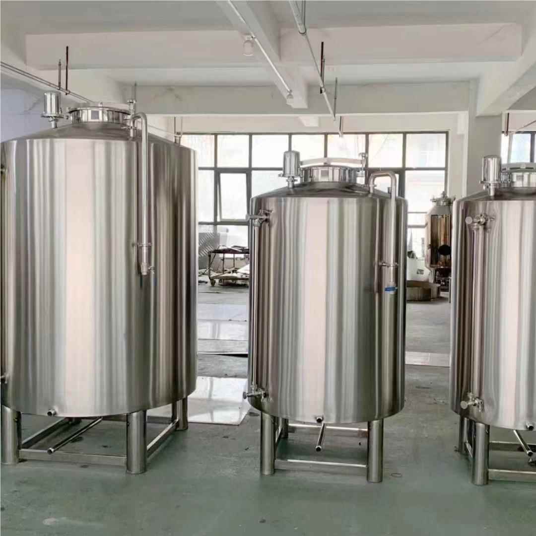 304立不锈钢储罐5吨食法兰品级液体储酒罐吨10吨不锈酒钢罐式3储