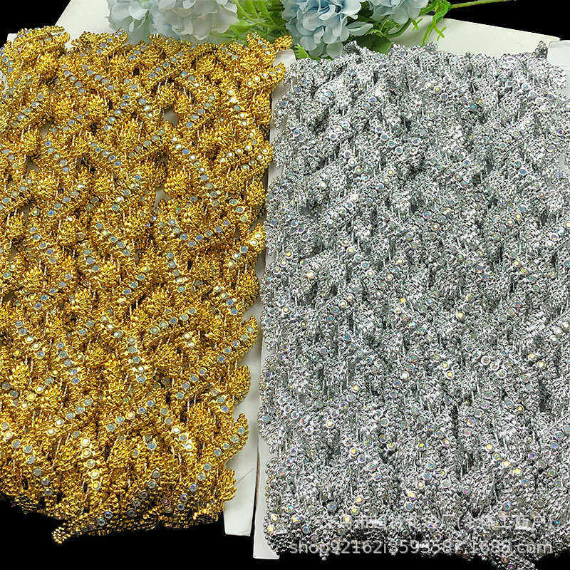 新品带钻链条花边辅助料菱形人鱼链条电镀金色银色带钻链条民族风,居家布艺,花边,淘宝优惠券,粉丝福利购,淘宝优惠卷