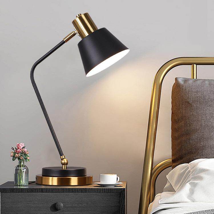 后现代轻奢书房台灯卧室床头阅读灯北欧创意时尚看书学习书桌台灯