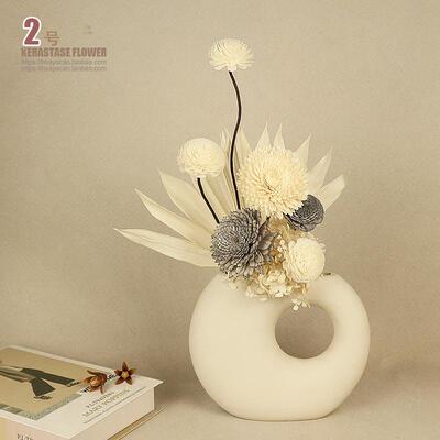 感花束家居摆设装饰摆件客厅室内手工装饰品干花轻奢高档高级插花