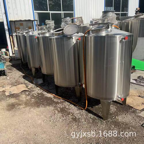 304食品级单层搅拌罐加热搅拌罐双层加热搅拌罐