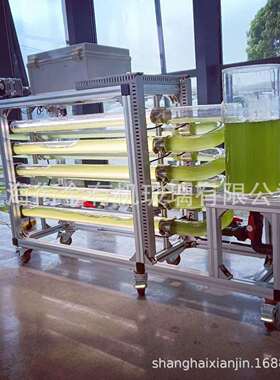 小型管道式光生物反应器容积50L100L200L培养光合菌藻类设备
