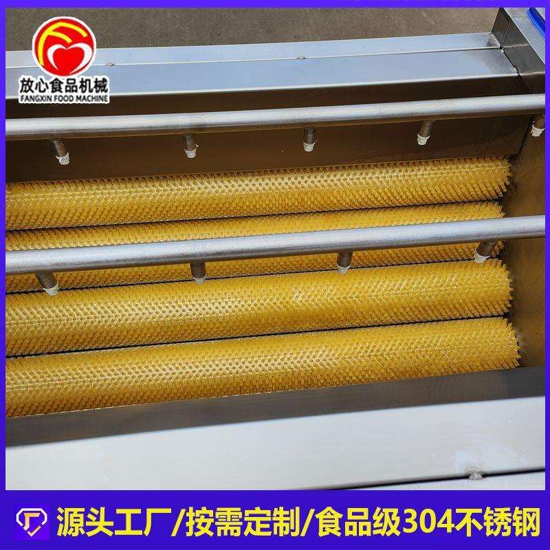 土小型毛刷豆清洗机土豆去皮清MHC定洗价格根据产量加工机做