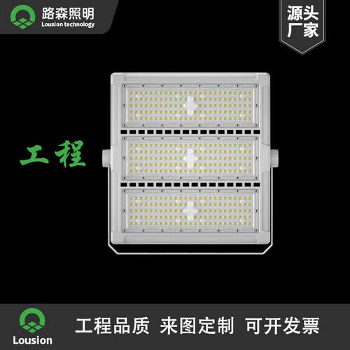 定制户外LED模组投光灯工程款杆球场厂房防水防雷杆广场码头