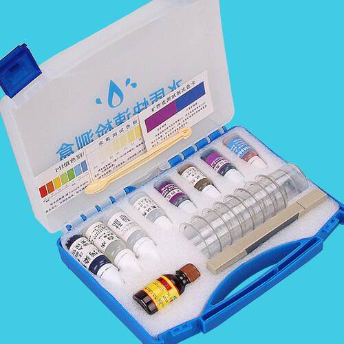 水质检测工具箱测水试剂盒余氯测试剂ph试剂酸碱导电笔碘伏