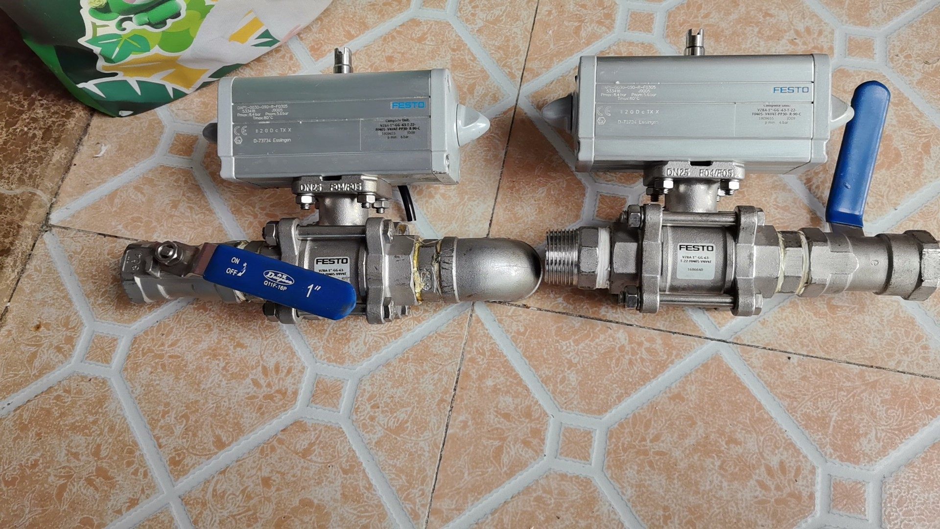 FESTO费斯气动球阀，托成套球阀单元 DAPS-0030-