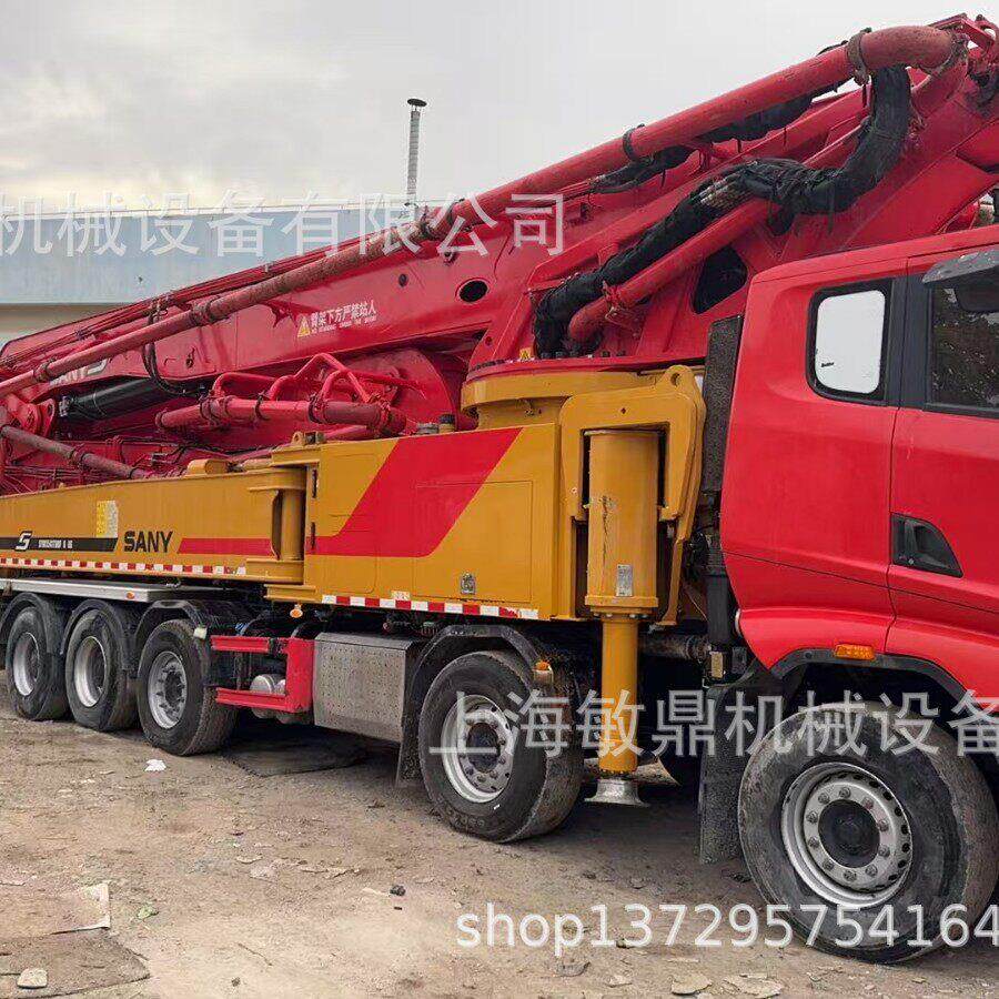 出口二手三一2022年66米搅拌混凝土泵车价格实惠车况良好
