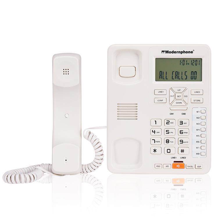 TC-6400电话酒店电话机来显可壁挂免提通话报号大屏幕办公专用