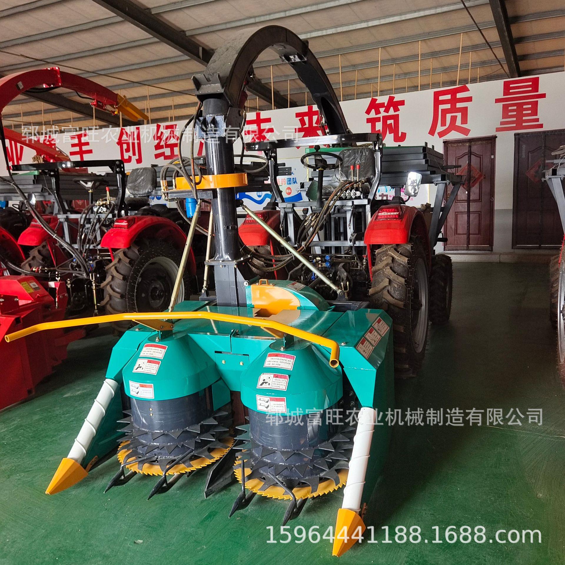 大型圆盘式玉米秸秆青储机牧草小麦收割机玉米收割机农业机械设备