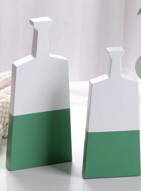 北欧简约小清新花瓶造型几何艺术家居样板间博古架玄关装饰品摆件