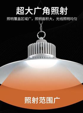 led工矿灯厂房灯工厂车间仓库灯E27螺口工业照明灯超亮大功率灯具