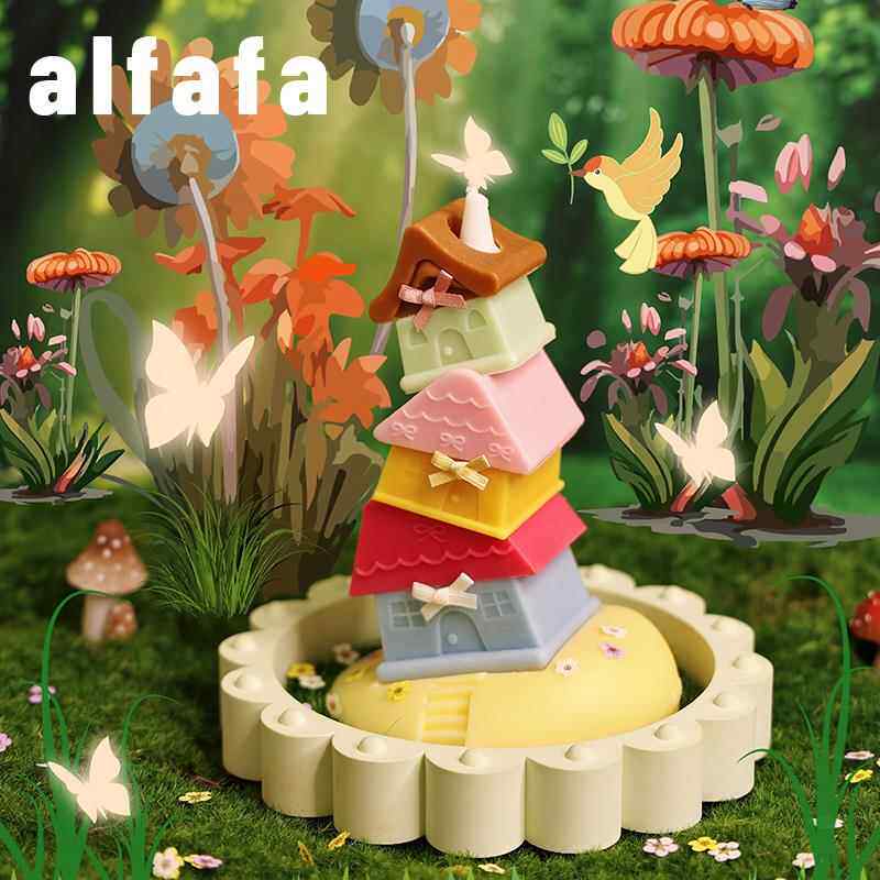 alfafa奇幻梦境系列覆古花园风异形小众原创生日礼盒香薰蜡烛礼盒